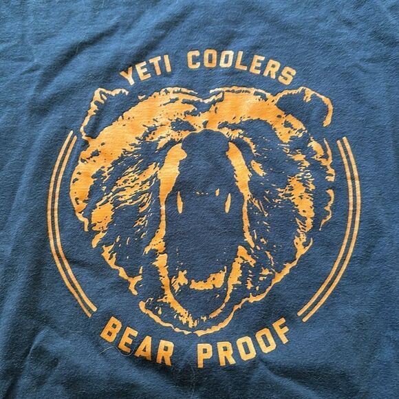 3112 YETI Coolers Navy T-Shirt Men's X Large - Picture 2 of 6
